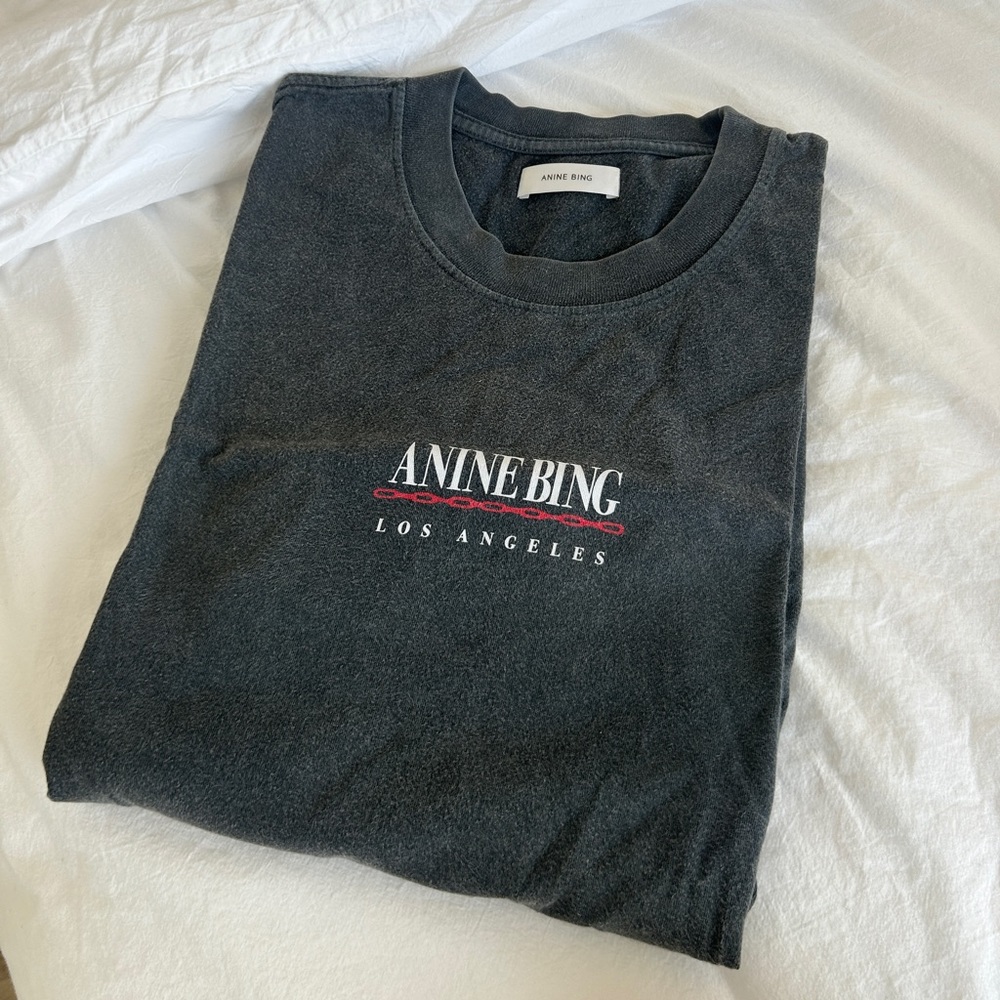 Anine Bing Lili Chain Link Tee